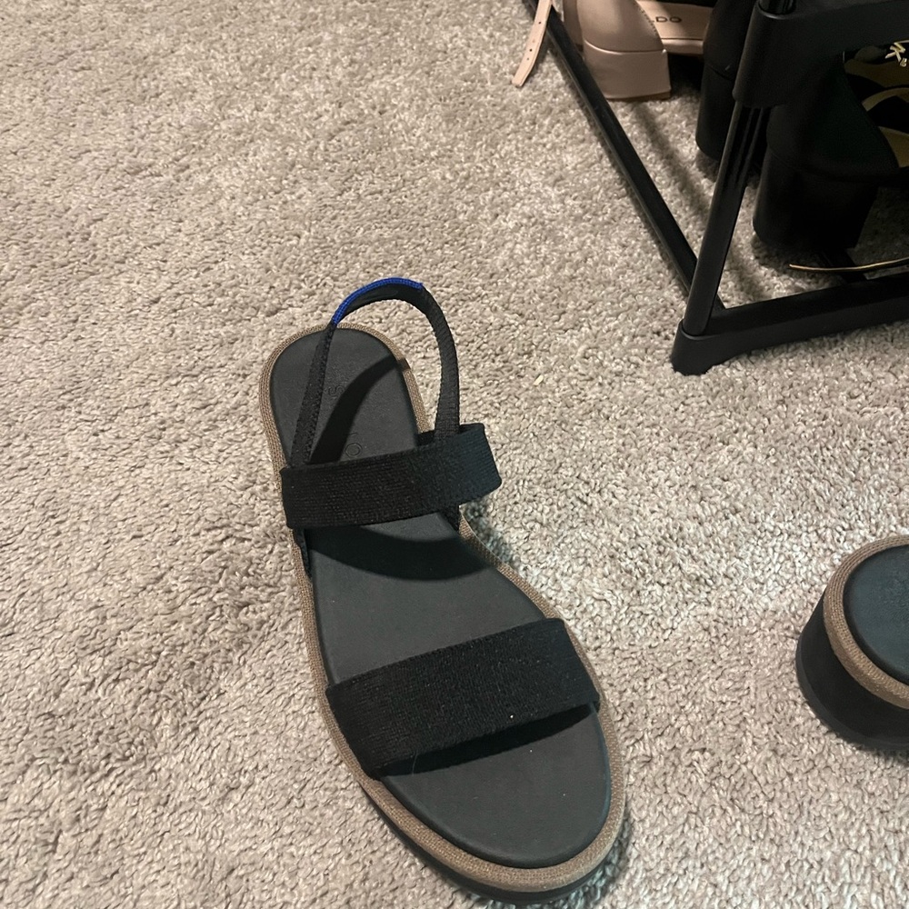 Rothy’s Black Platform Sandals - image 4